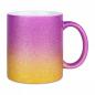 Preview: Glitzer Tasse Spark mit Farbverlauf